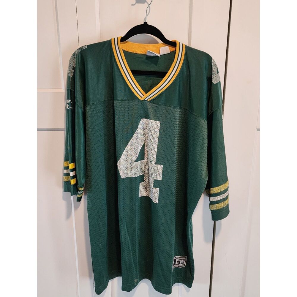 Vintage 90s Starter Brett Favre #4 Green Bay Packers Jersey Men's XL 52 NFL